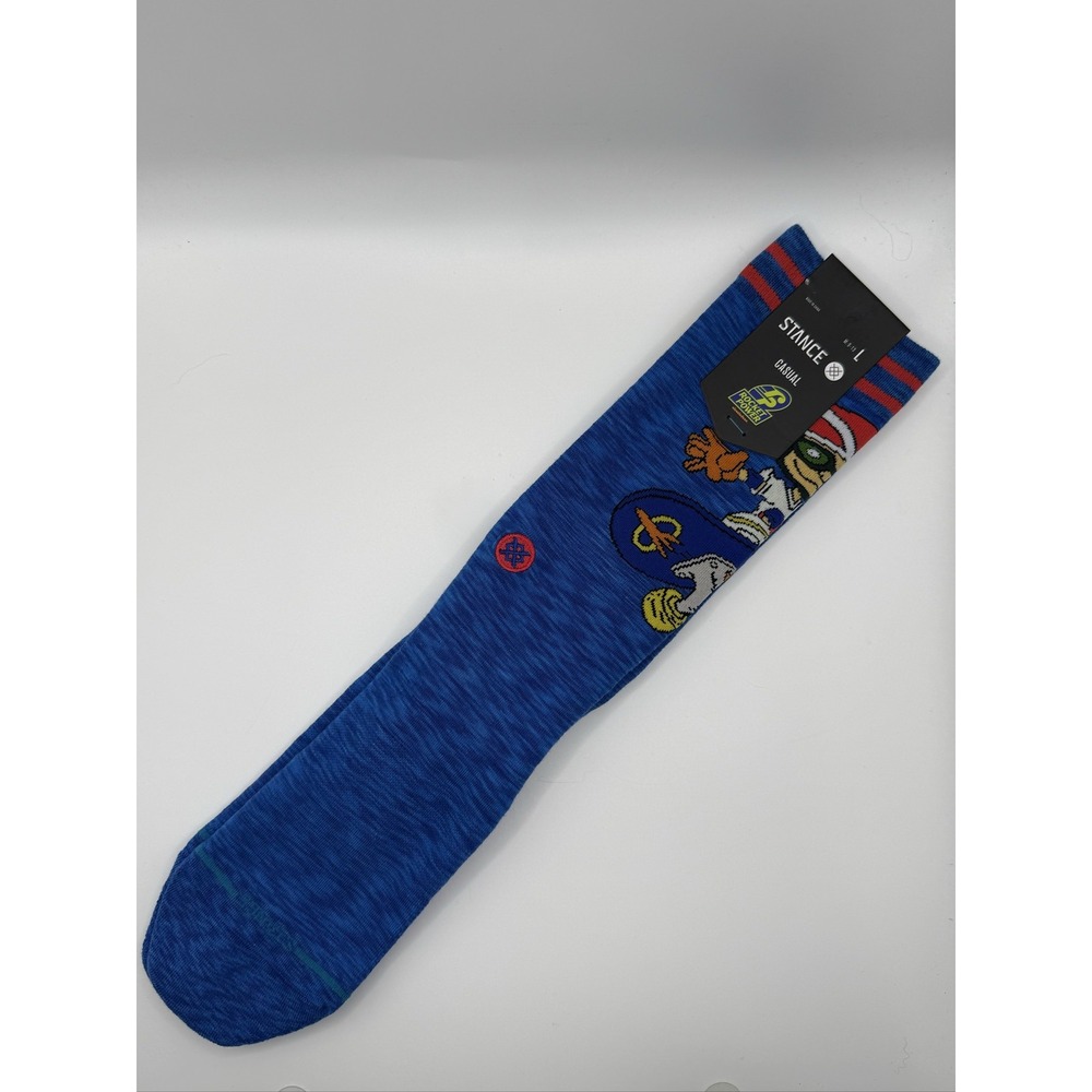 Stance Reggie And Otto Crew Socks Mens L Rocket Power Nickelodeon A545C25REG